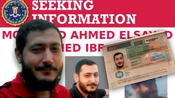 Mohamed Ahmed Elsayed Ahmed Ibrahim estaba en la lista de buscados del FBI. Sin embargo, duró poco allí y se desconocen los motivos tras la decisión