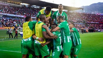 Atlético Nacional goleó 4-1 al DIM en condición de visitante (@nacionaloficial)