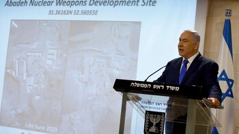 Benjamin Netanyahu, reveló una instalación nuclear secreta de Irán (AFP)