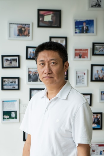 Mi Jidong, director ejecutivo de Sinogene (Yan Cong para The New York Times)