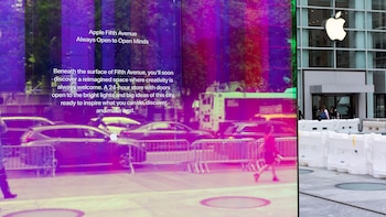 El anuncio que Apple pegó