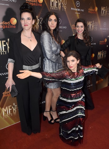Dalia Gutmann frente a Natalia Carulias, Connie Ballarini y Fernanda Metilli