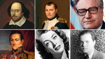 William Shakespeare, Napoleón Bonaparte, Nelson