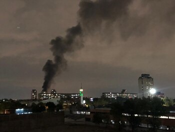El incendio se registró en