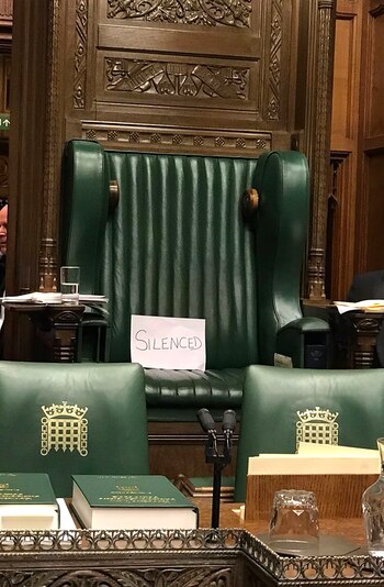 El sillón vacío del presidente