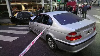El BMW impactó el costado