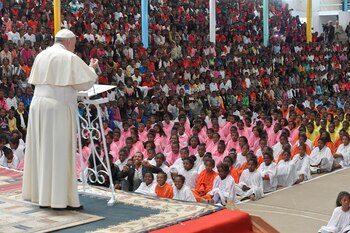 La misa del Papa ante