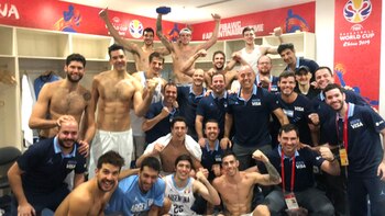 La selección argentina ahora se juramentó ir por la final (@cabboficial)