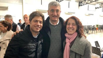 El ex ministro con su