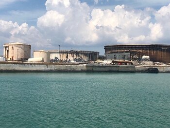 Los tanques están a pocos