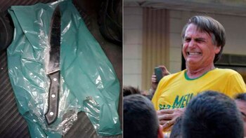 El cuchillo del ataque y