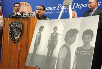 Las imágenes del sospechoso, arrestado