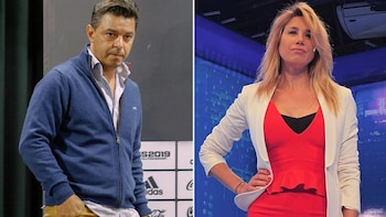 Marcelo Gallardo y Alina Moine