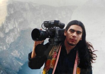 Así lucía Erick Castillo durante