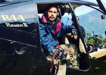 Estaba de vacaciones con su