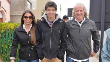 Miguel Ángel Zuvic, junto a