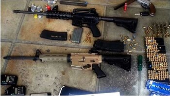 Las armas de la “Banda