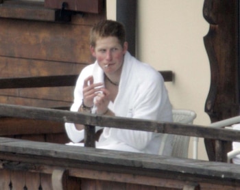 El príncipe en 2005, luego