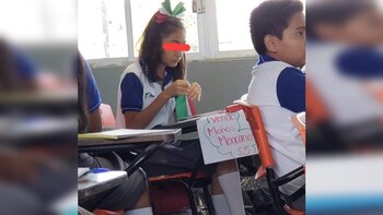 La imagen fue compartida por