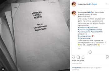 La foto que publicó Laurita