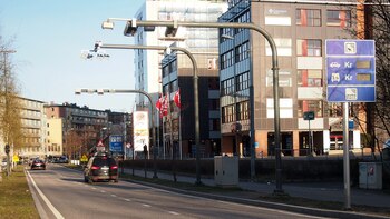 Un moderno puesto de peaje