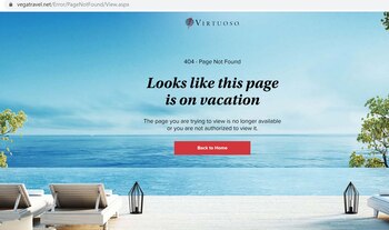 La página de internet de