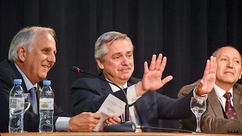 El candidato presidencia del Frente