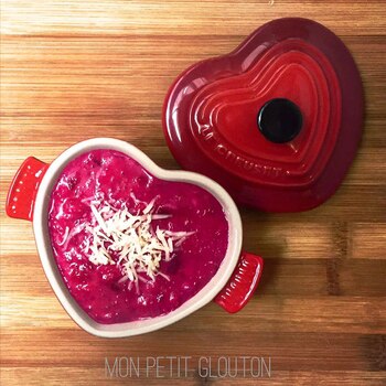 Risotto de remolacha