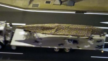 El drone DR-8, cubierto por