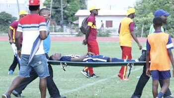 Terrence Francis debió ser trasladado