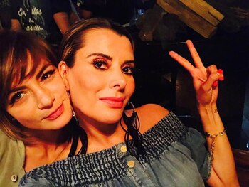 Junto a Beatriz Morayra