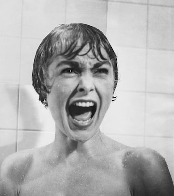 Janet Leigh en Psicosis, de Alfred Hitchcock