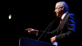 Benny Gantz, líder de Azul