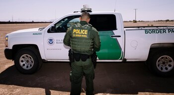 Un miembro de la patrulla