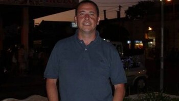 La víctima, el policía Sergio