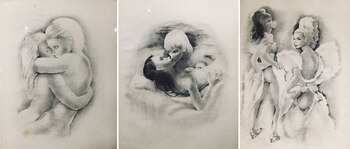 Dibujos eróticos que vendía en