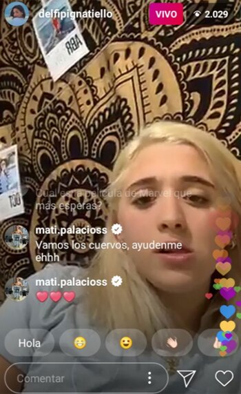 Matías Palacios le pidió ayuda