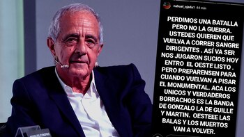 El presidente de River recibió