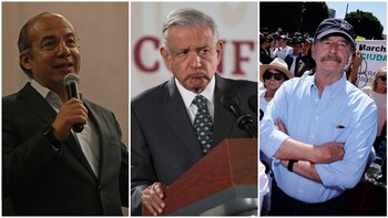 Calderón, López Obrador y Fox