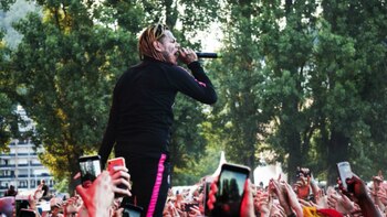 El rapero no dudó en