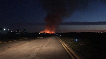 El incendio se produjo en