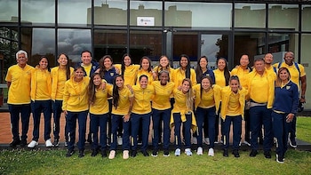 La selección femenina colombiana se