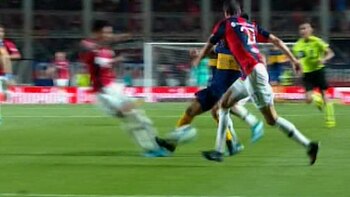 El cruce de Carlos Tevez