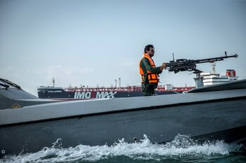 Una embarcación de la Guardia