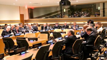 Los cancilleres de la región,