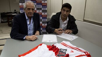 Luciano Lollo, junto a Rodolfo