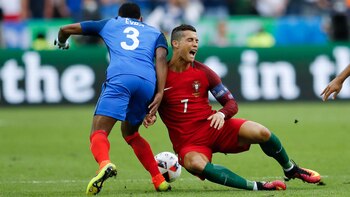 Cristiano Ronaldo sufrió una lesión