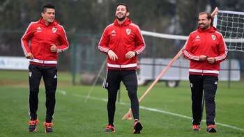 Marcelo Larrondo volvió a River para cumplir su sueño (@CARPoficial)