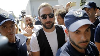 Gonzalo Higuaín se desató una