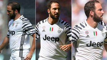 Higuaín acusó algunos kilos de